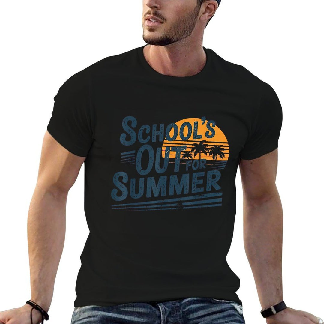 Schools Out For Summer Teacher Boy Kids Last Day of School  Stretchy T-Shirt