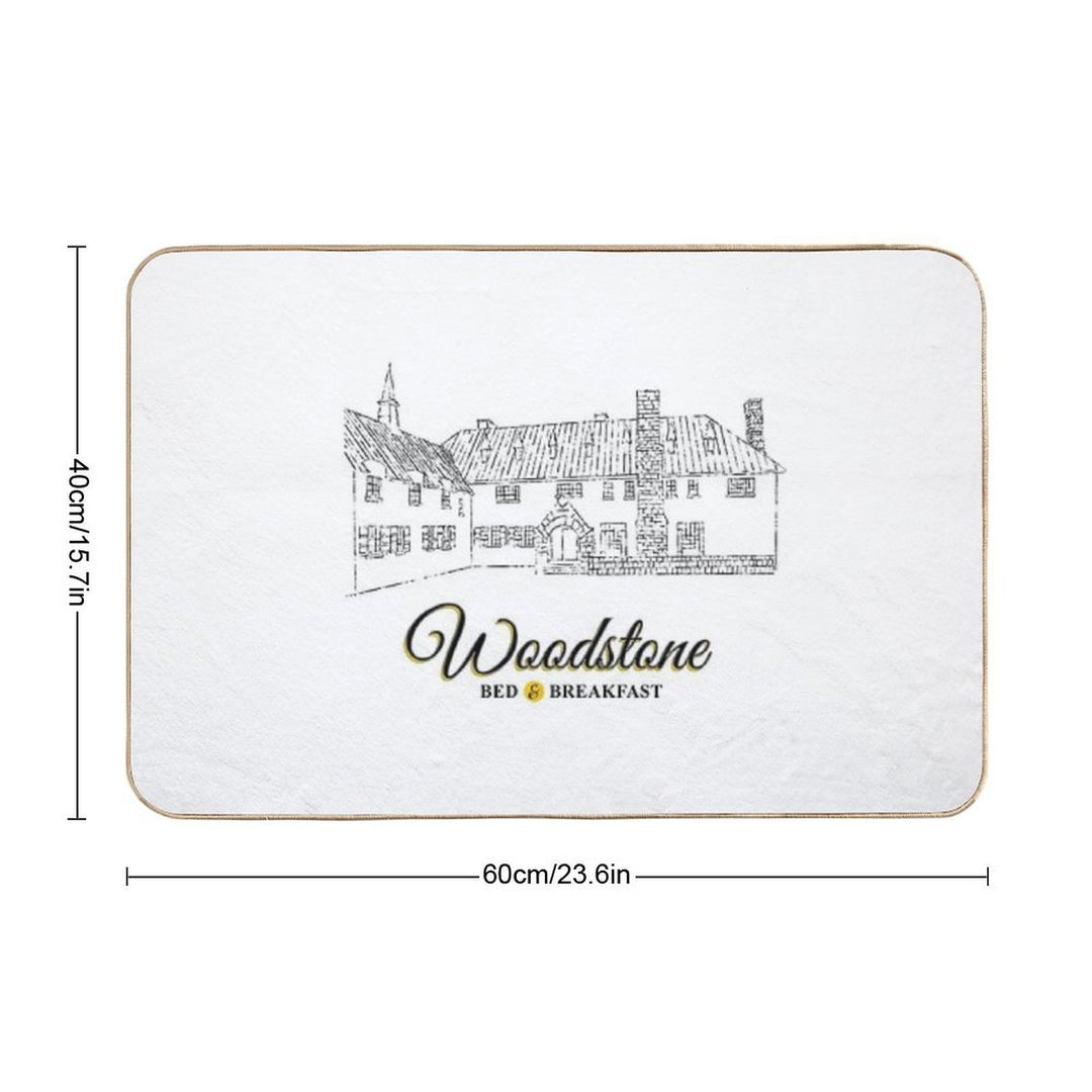 The Woodstone Mansion - Ghosts CBS  Slip-Resistant Bath Mat