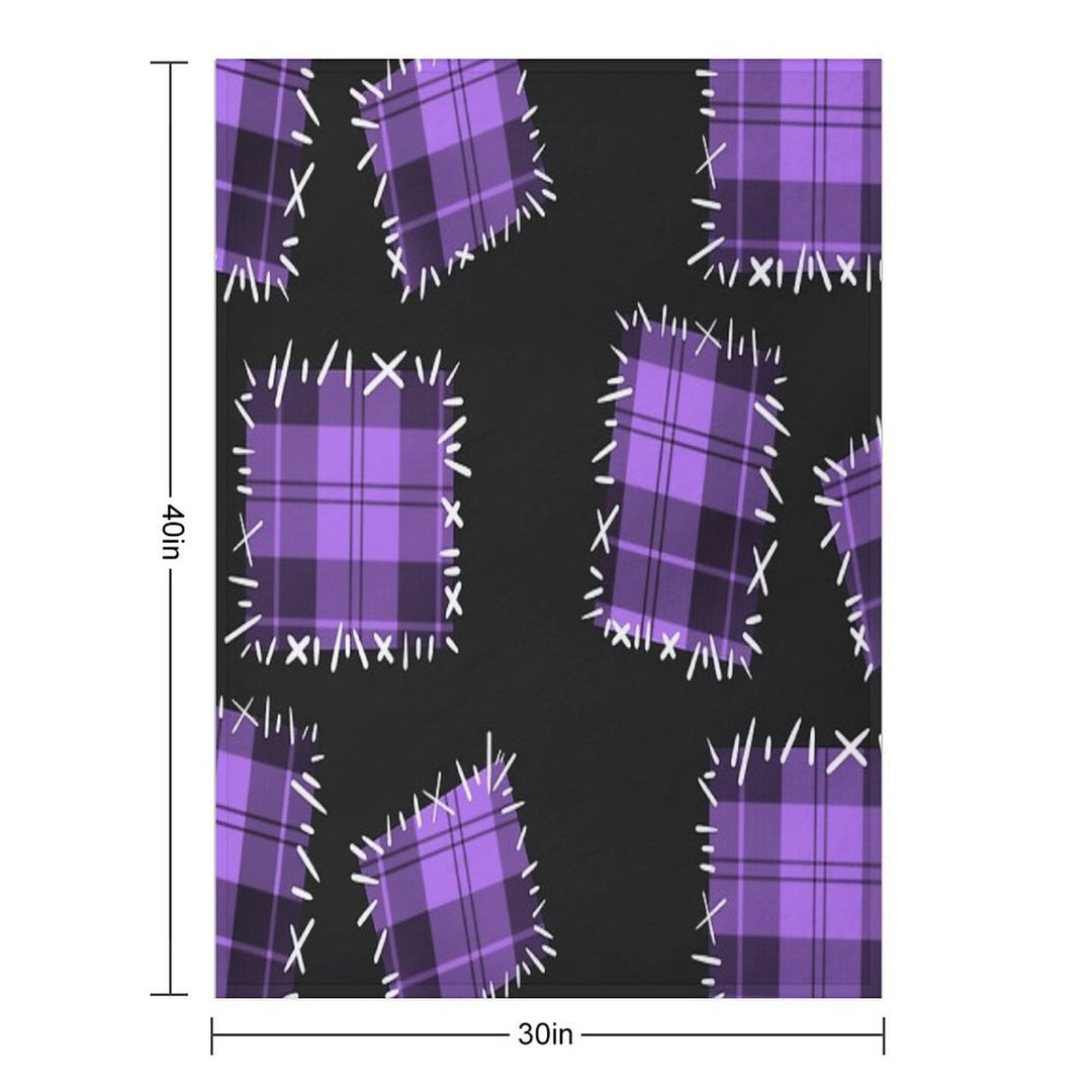 Virgil's Hoodie Patches Multi-functional Throw Blanket