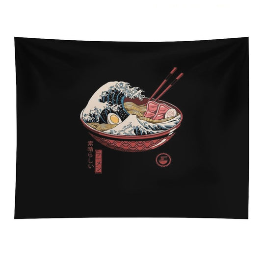 Great Ramen Wave Tapestry