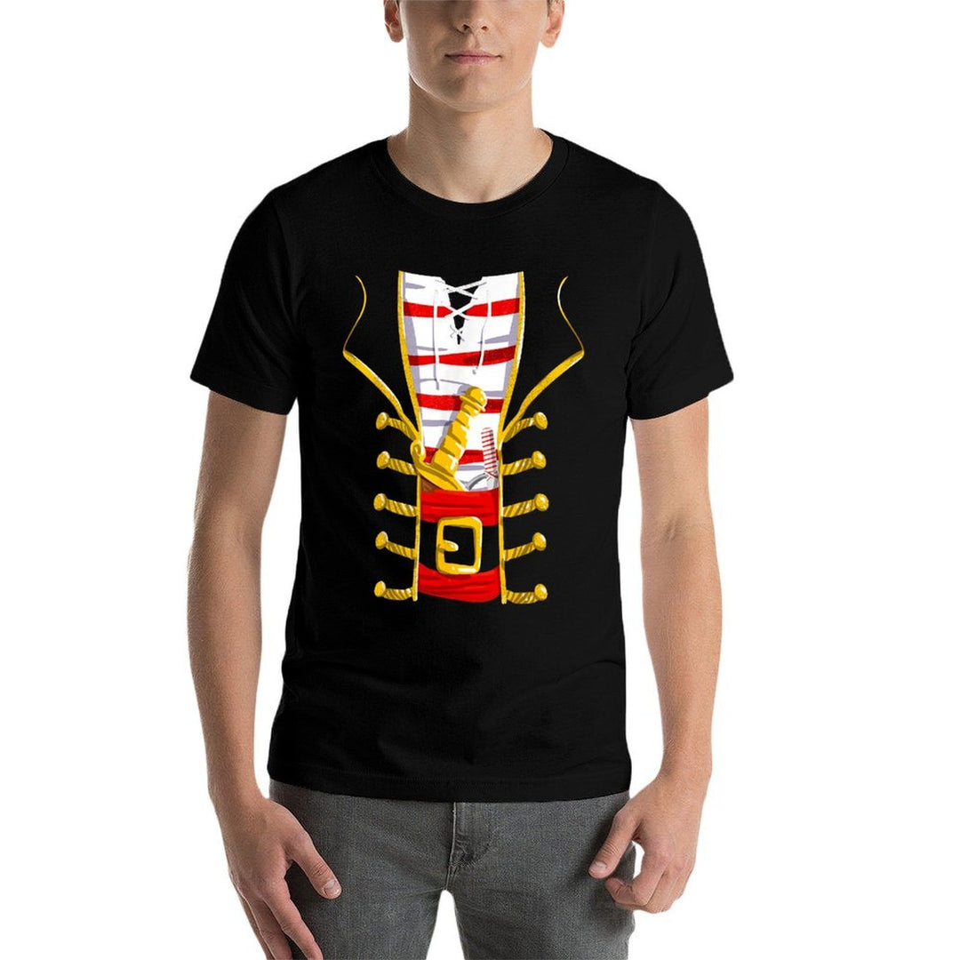 Pirate Costume Buccaneer Pirate  Polyester Blend T-Shirt