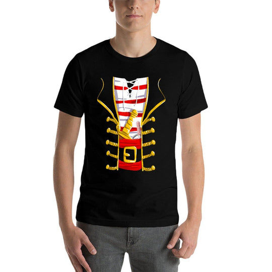 Pirate Costume Buccaneer Pirate  Polyester Blend T-Shirt