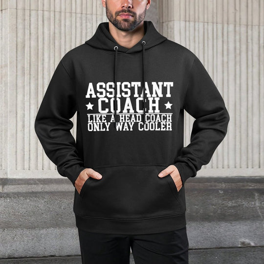 Assistant Coach Funny Sports Coaching Gift Pilling-Resistant Hoodie
