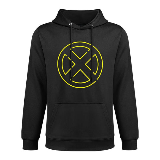 Marvel Super Heroes Neon Light Sign X-Men Symbol X Logo Shape Retention Hoodie