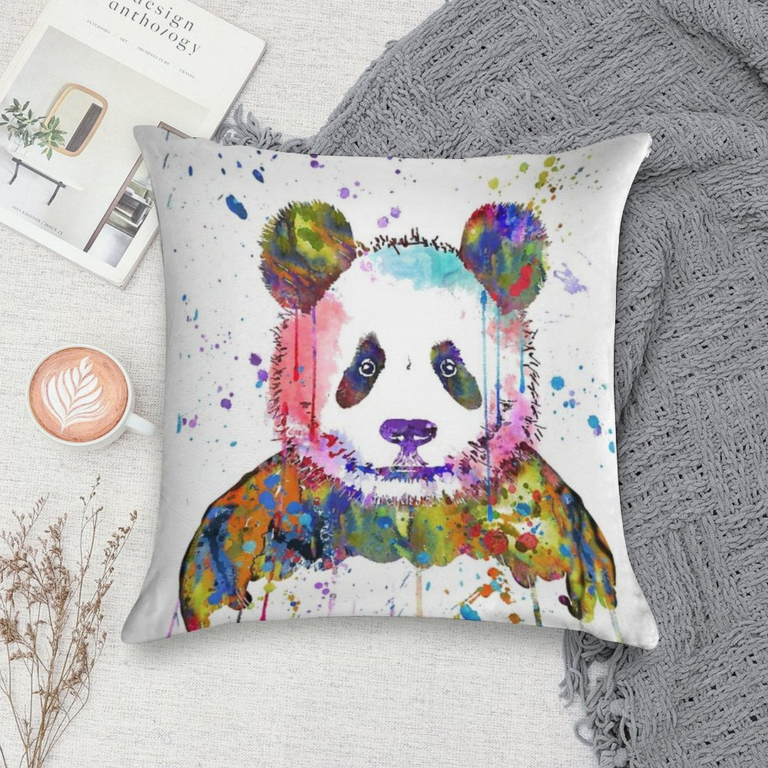 Panda Soft Decorative Cover Throw Pillow