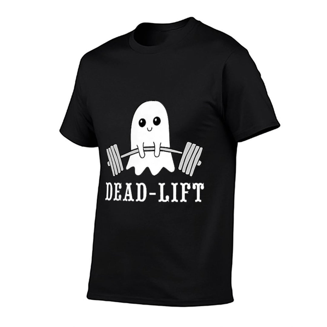 Dead Lift Ghost Gym Halloween Weight Lifting Workout Pocket  Breathable T-Shirt