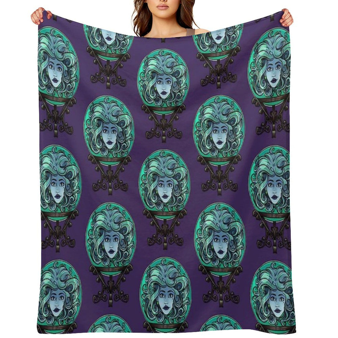 Madame Leota, No Background All-season Throw Blanket