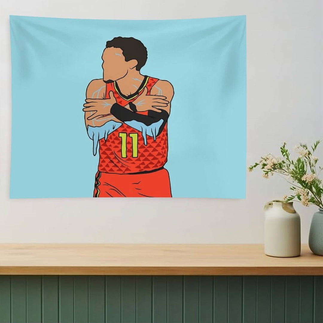 Trae Young Ice Tapestry