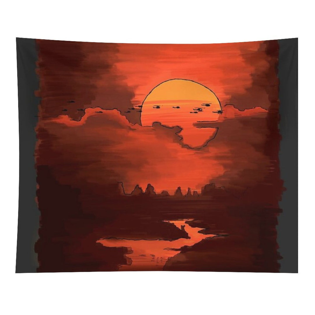 Apocalypse Now Illustration by Burro Tapestry