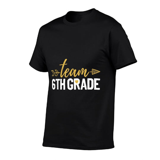 Team 6th Grade Hello Sixth Grade Crew Squad Teacher Kids  Heathered Texture T-Shirt