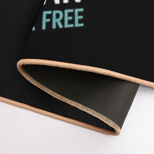 1 Year Ovarian Cancer Free God Prayer Cancer Awareness  Eco-Friendly Bath Mat