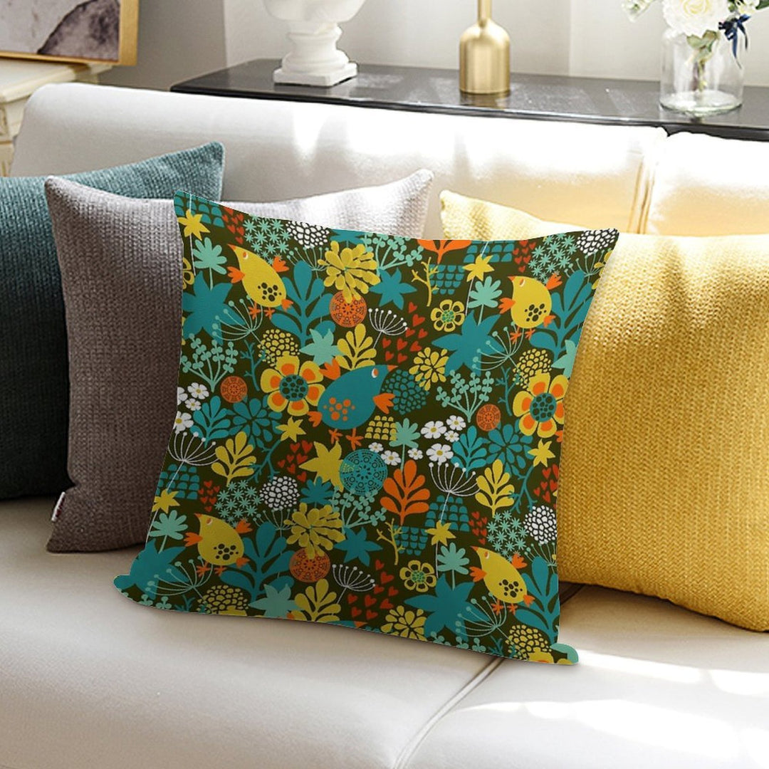 Summer Romance Soft Decorative Cover Throw Pillow