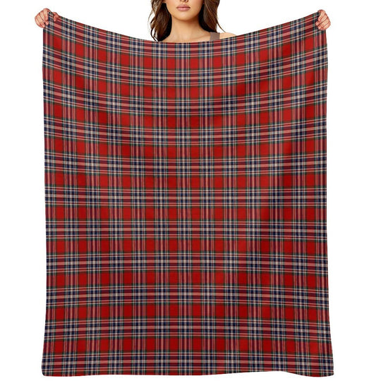 Clan MacFarlane Tartan Velvety-soft Throw Blanket