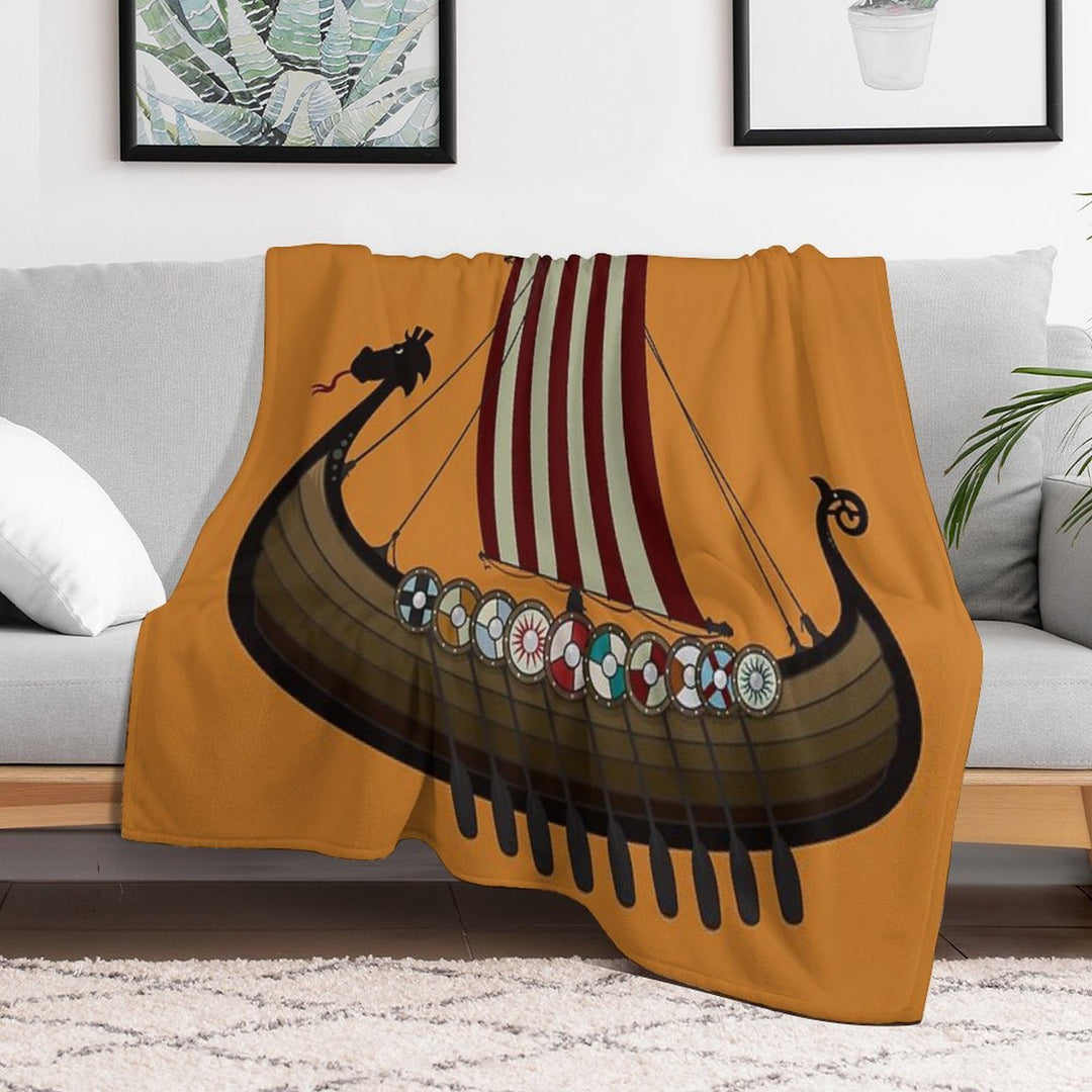 Vikings Velvety-soft Throw Blanket