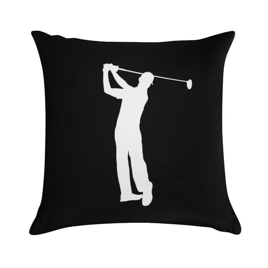 Golfer Soft Ultra-Soft Texture Throw Pillow