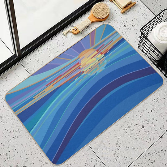 Living Seas Mural  Multi-Purpose Bath Mat