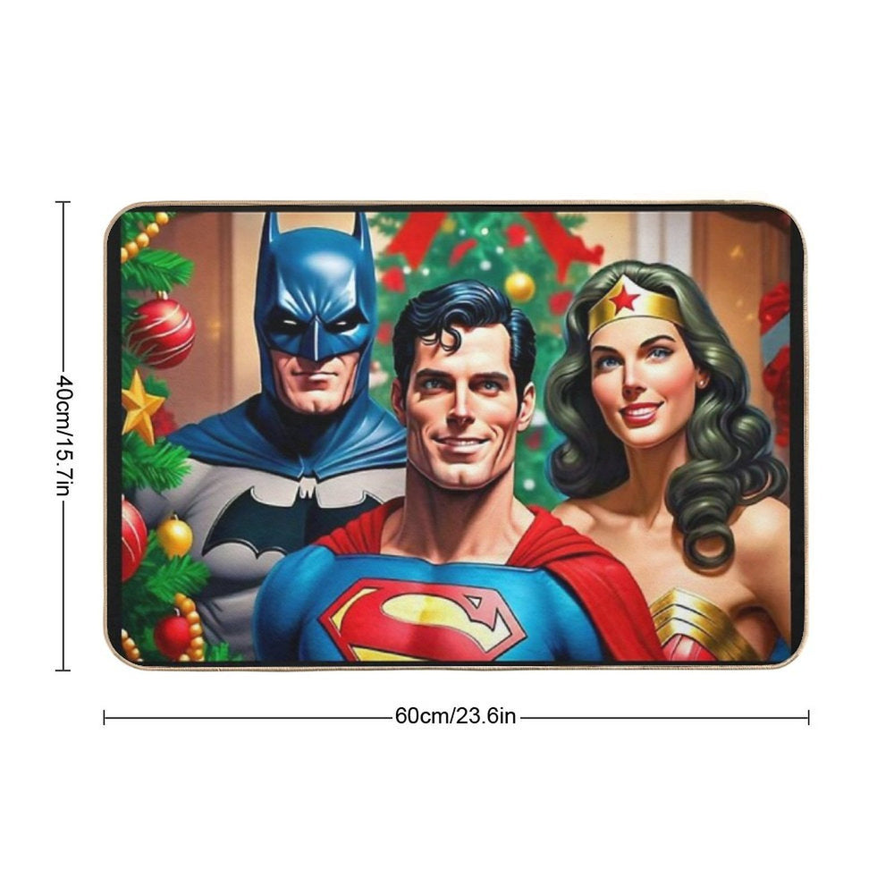 A Super Christmas 3  Easy To Clean Bath Mat