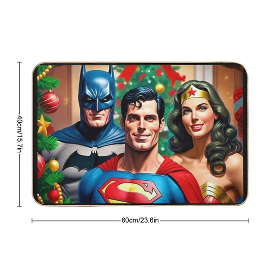 A Super Christmas 3  Easy To Clean Bath Mat