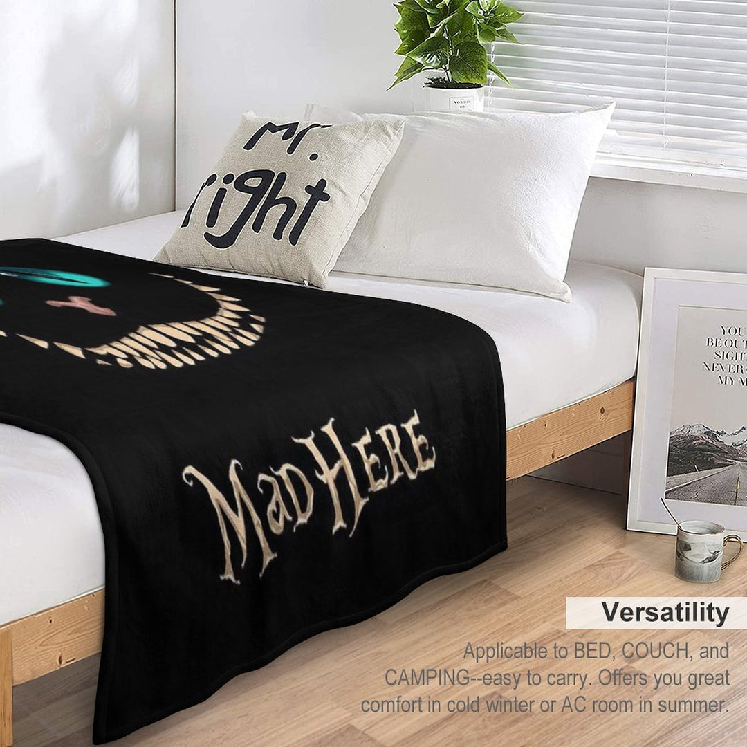 Alice In Wonderland Wrinkle-free Throw Blanket