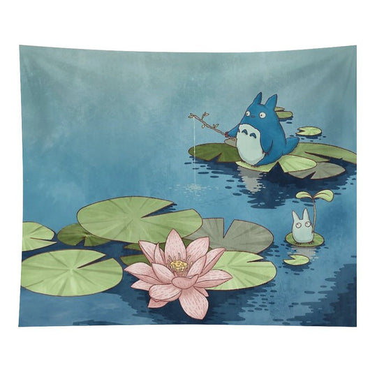Fishing in The Pond Tapestry