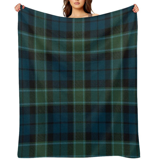 Graham Of Menteith Scottish Tartan Multi-functional Throw Blanket