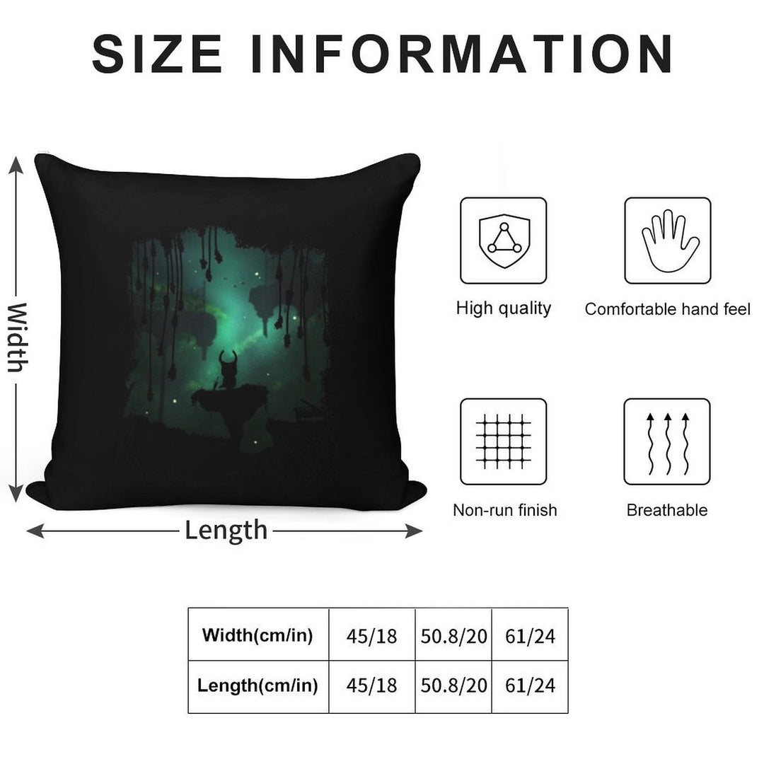 The Greenpath Soft Decorative Cover Throw Pillow