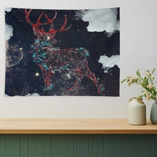Celestial Deer Tapestry