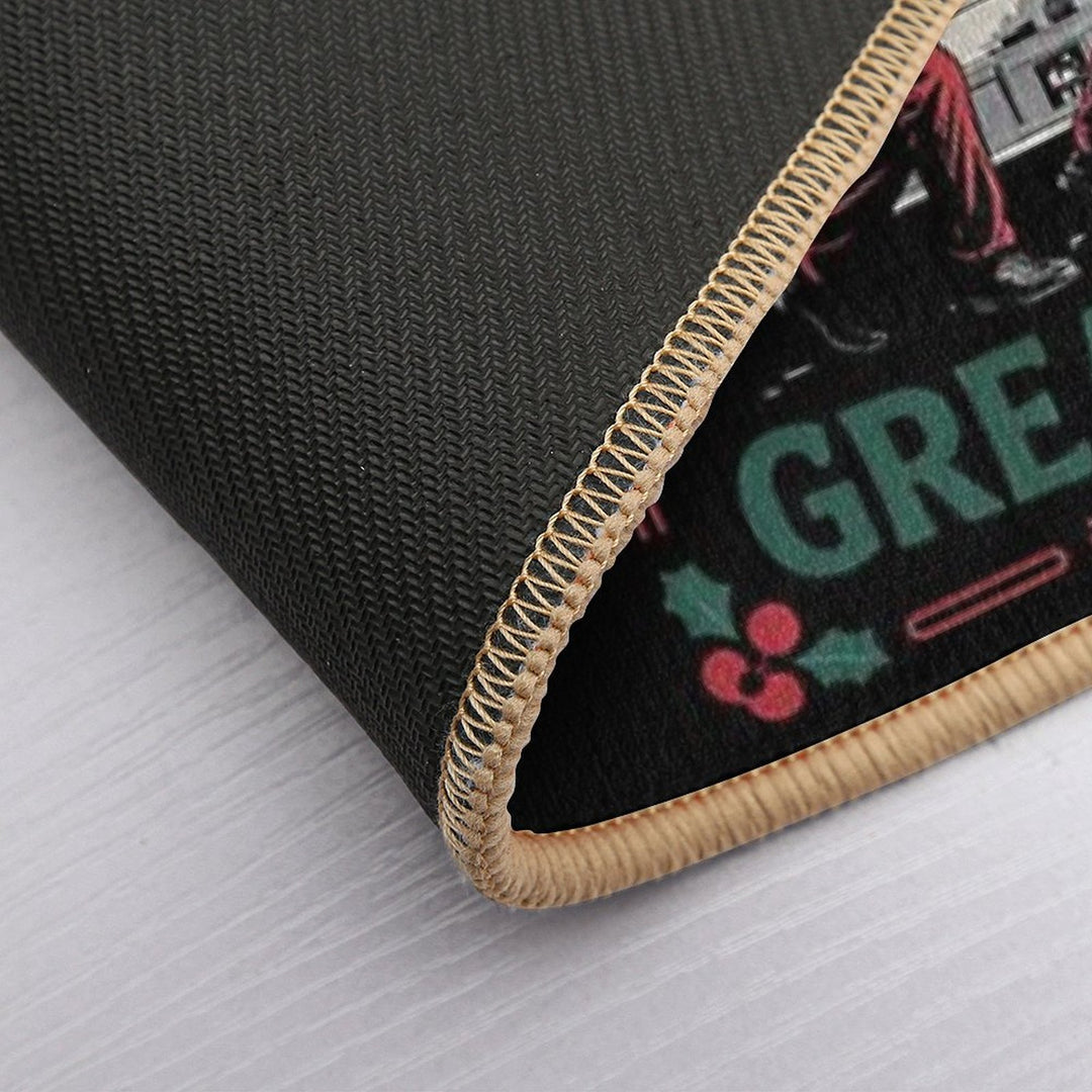 Trump Train Coming To Town Christmas Santa Claus Trump  Easy To Clean Bath Mat