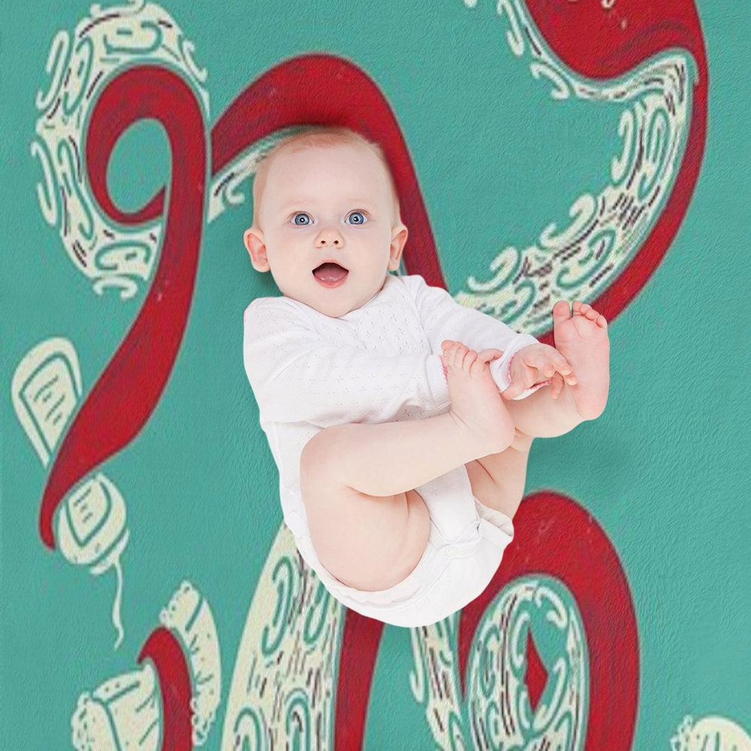 Kraken Wrinkle-free Throw Blanket