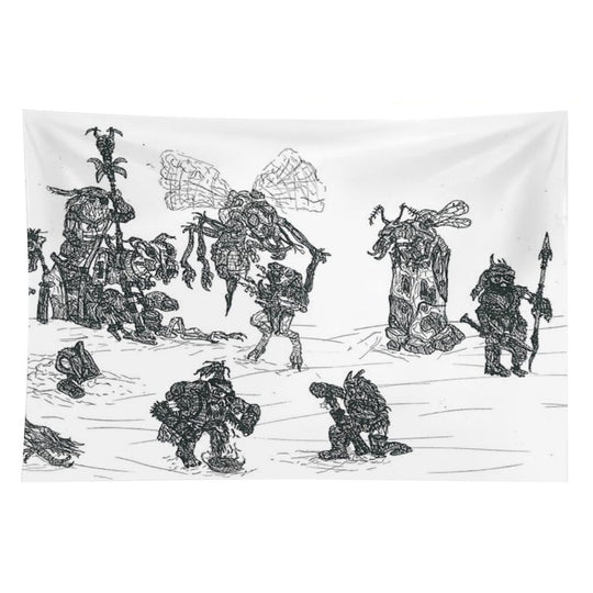 The Bug Lord Tapestry