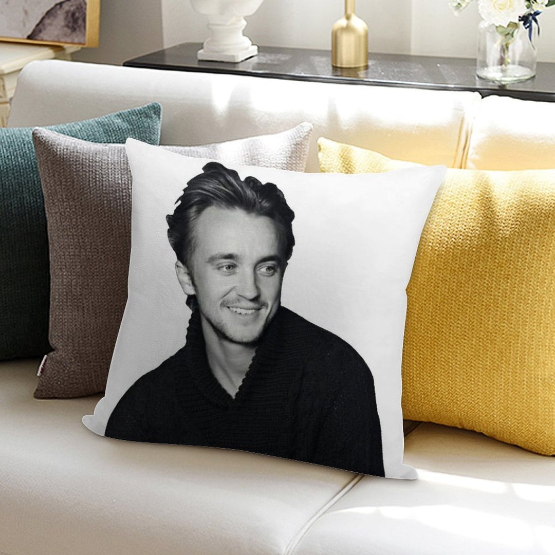 Tom Felton Soft Gift Ready Throw Pillow