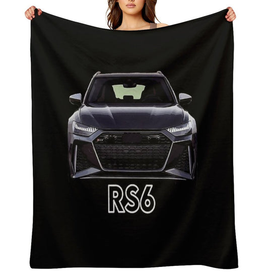 2020 Audi RS6 Shrink-resistant Throw Blanket