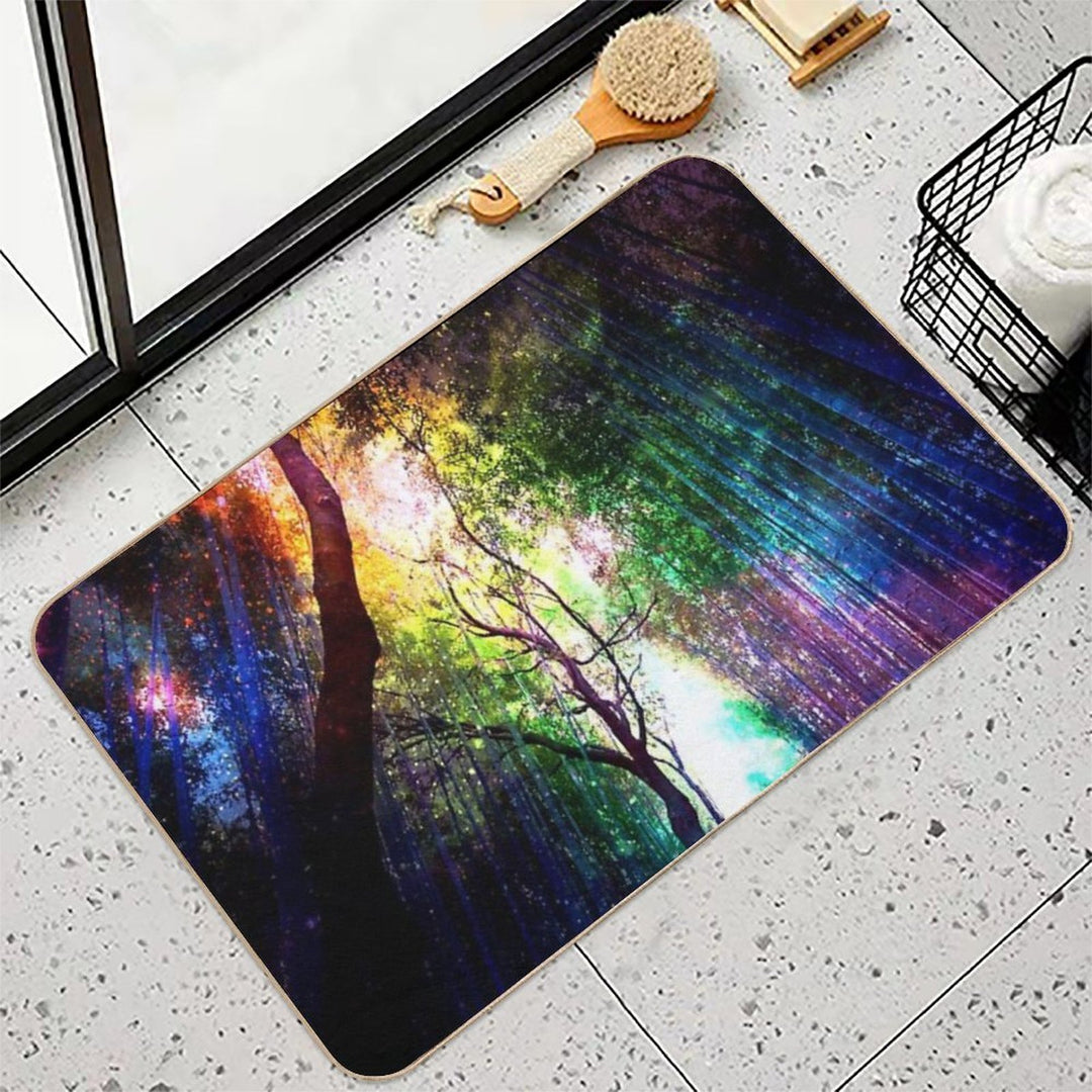 Rainbow Forest  Odorless Bath Mat