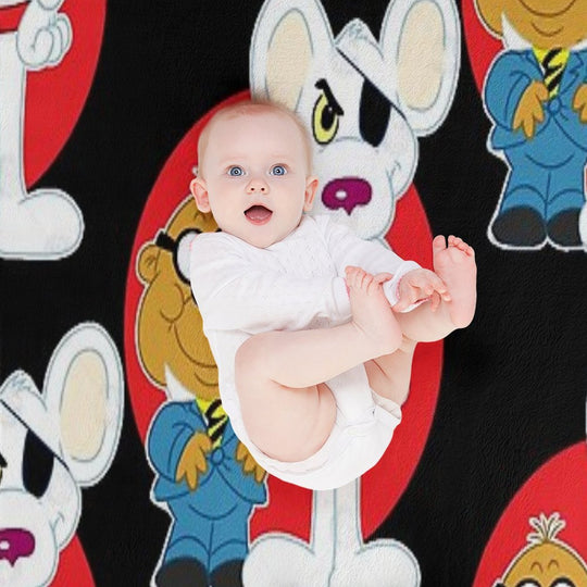 Danger Mouse Eco-conscious Throw Blanket