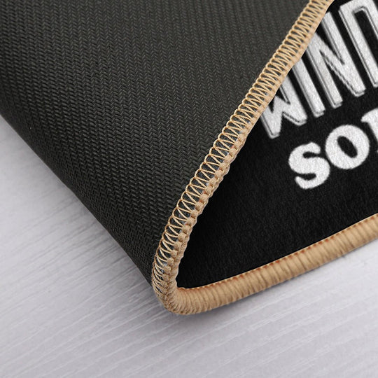 Wind-Wind Solution Energy Wind Turbine Technician Product  Long-Lasting Bath Mat