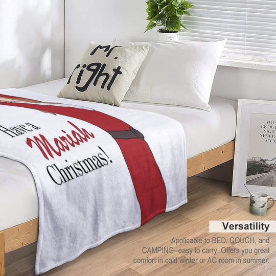 Have A Mariah Christmas ! Plush Throw Blanket