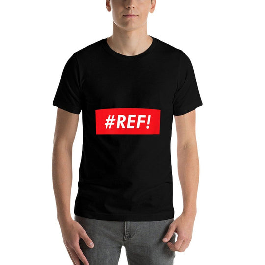 #REF! - Excel Reference Error Meme  Oversized Silhouette T-Shirt