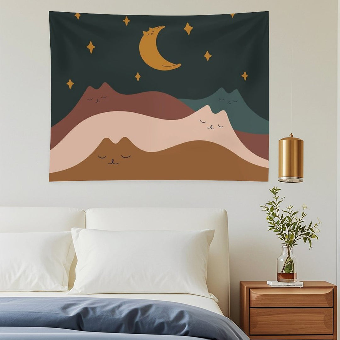 Cat Landscape 133 Tapestry