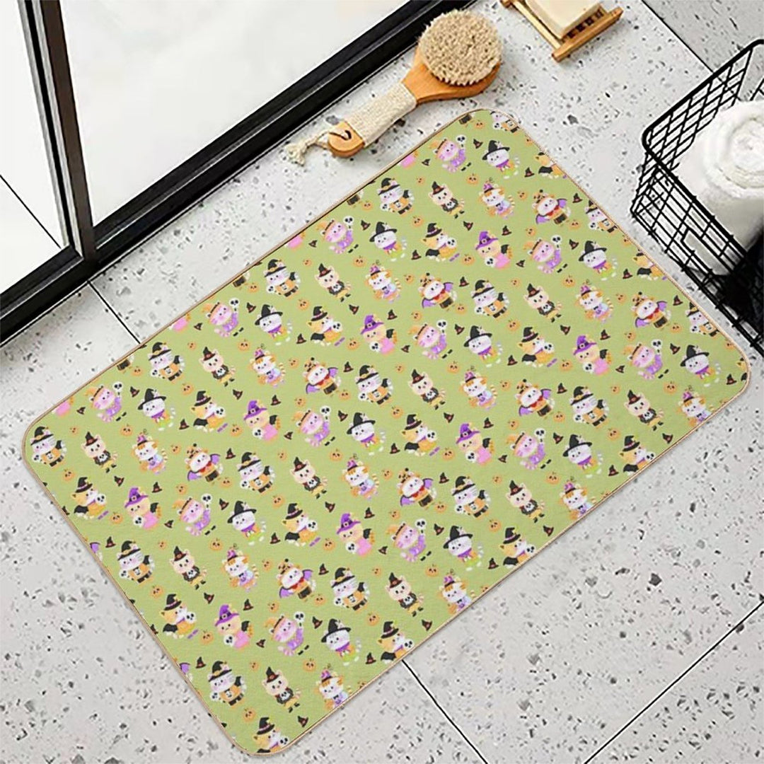 Halloween Day  Dirt-Trapping Bath Mat