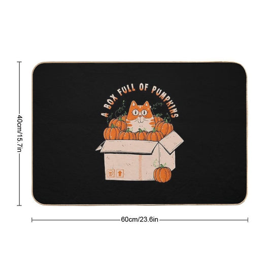 A Box Full of Pumpkins  Versatile Bath Mat