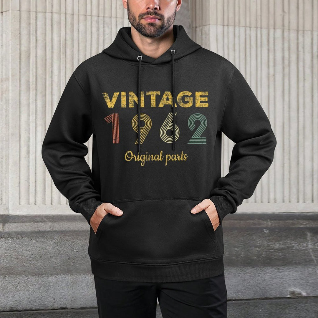 60 Year Old Gifts Vintage 1962 Limited Edition 60th Birthday Kangaroo Pocket Hoodie
