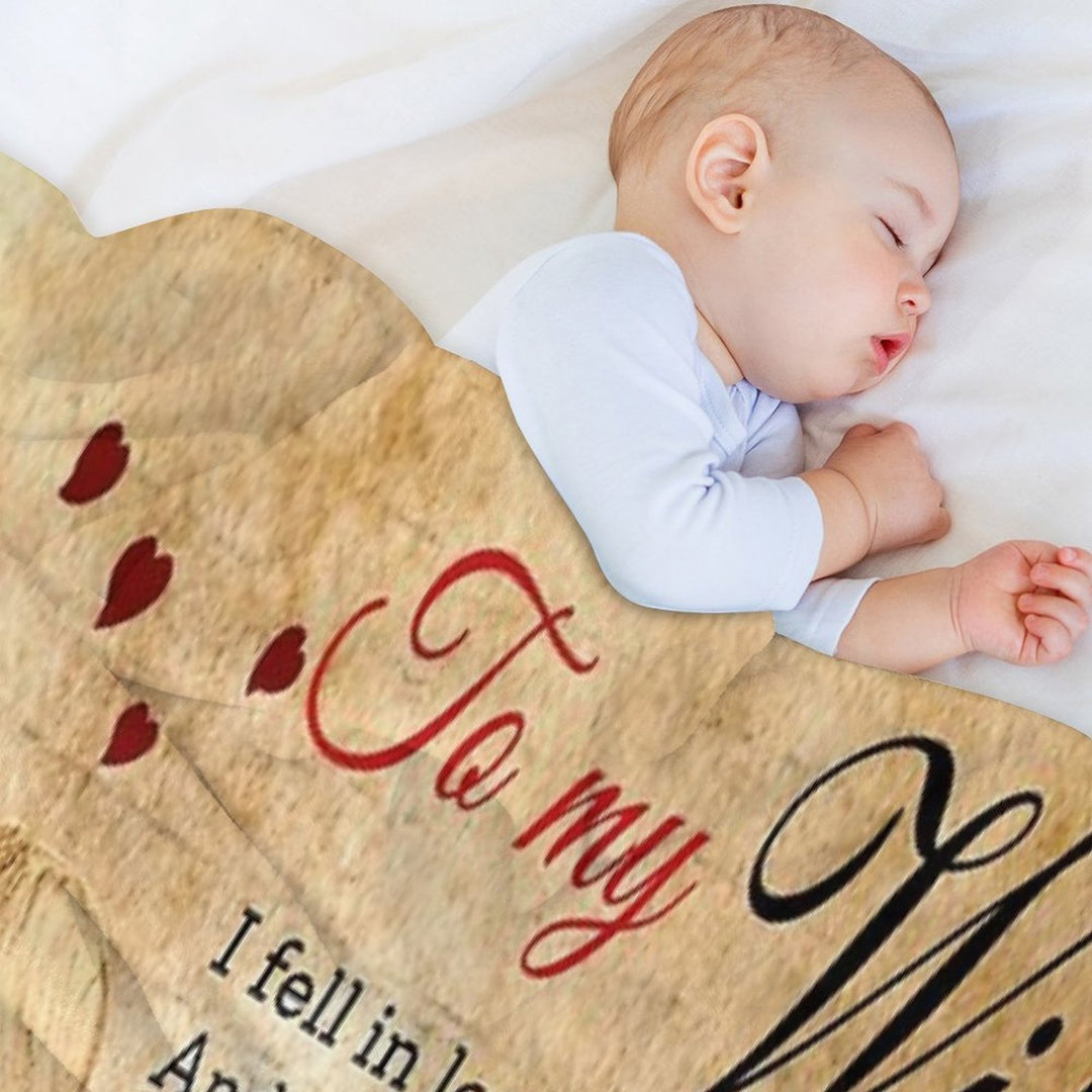 Carl And Ellie To My Wife I Love You Always With My Whole Heart, Valentines Gift For Wife Velvety-soft Throw Blanket