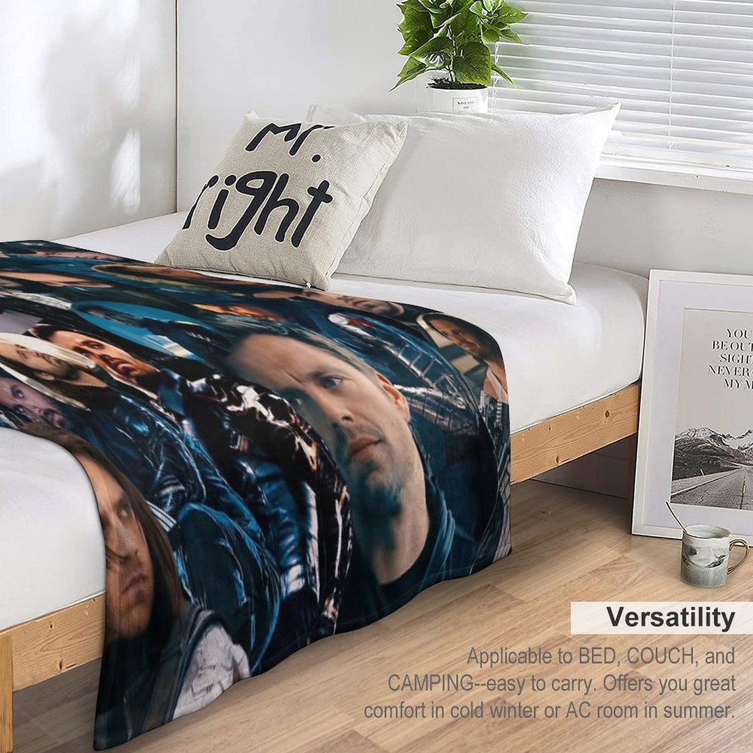 Sebastian Stan Versatility Throw Blanket