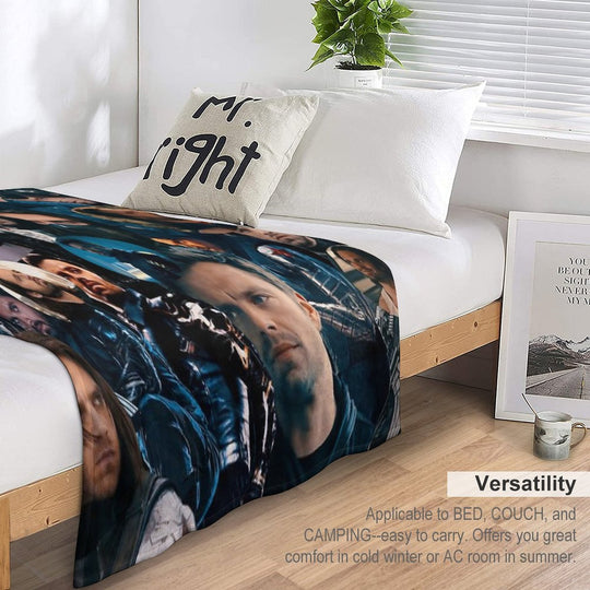 Sebastian Stan Versatility Throw Blanket