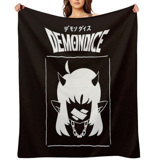 Demondice Meme Travel-friendly Throw Blanket
