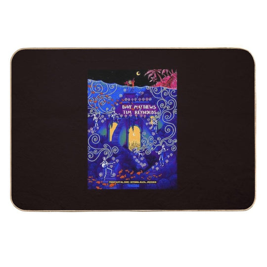 Busted Stuff Dave American Rock Band  Stain-Proof Bath Mat