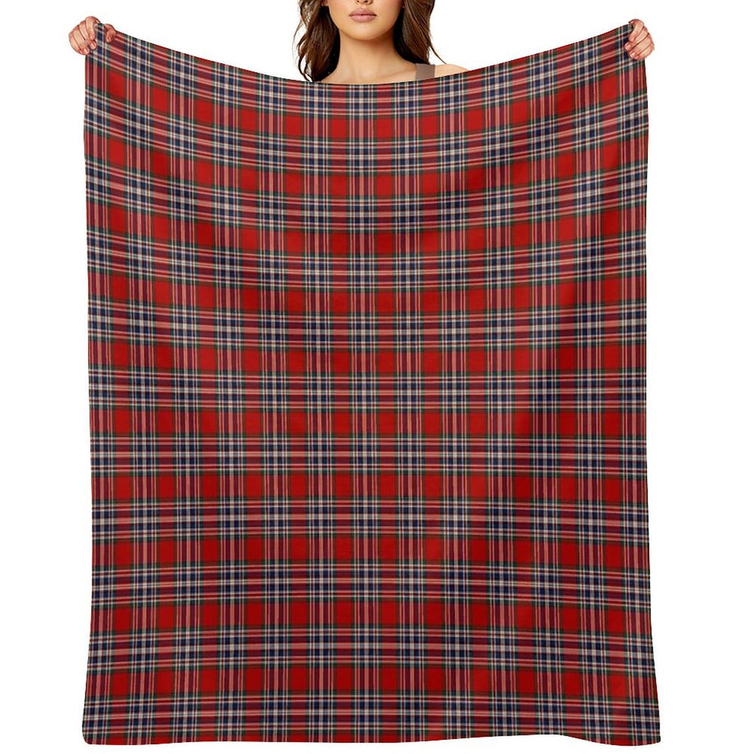 Clan MacFarlane Tartan Velvety-soft Throw Blanket