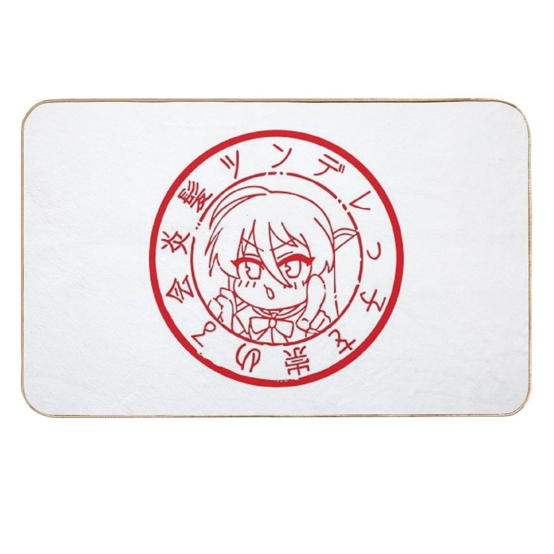 Shana Stamp  Stain-Proof Bath Mat