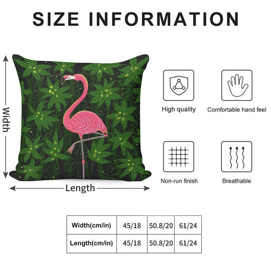 Flamingo Soft Gift Ready Throw Pillow