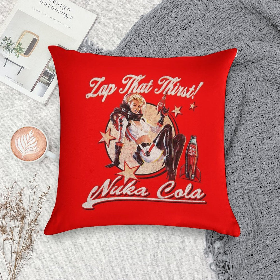 Nuka Pinup Girl Worn-Out Dks Soft Style Accent Throw Pillow